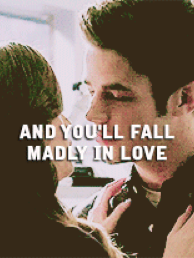 GIF of Barry and Caitlin kissing 