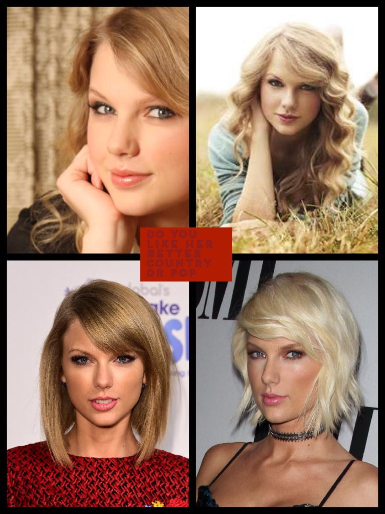 Taylor Swift country or pop
