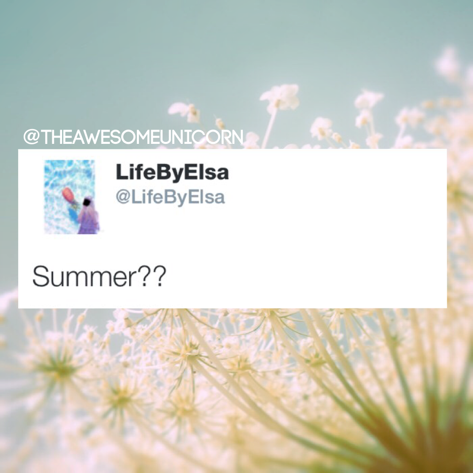 Follow me on Twitter: @LifeByElsa