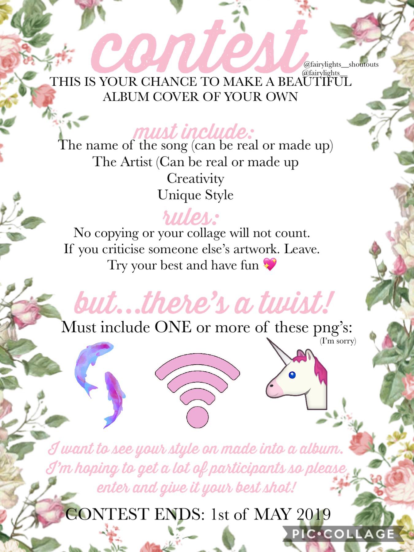 CONTEST TIME (tap 💖) 
OTS THAT TIME OF THE YEAR! I want 100% participation and no one will be judged! Ily all so much ❤️