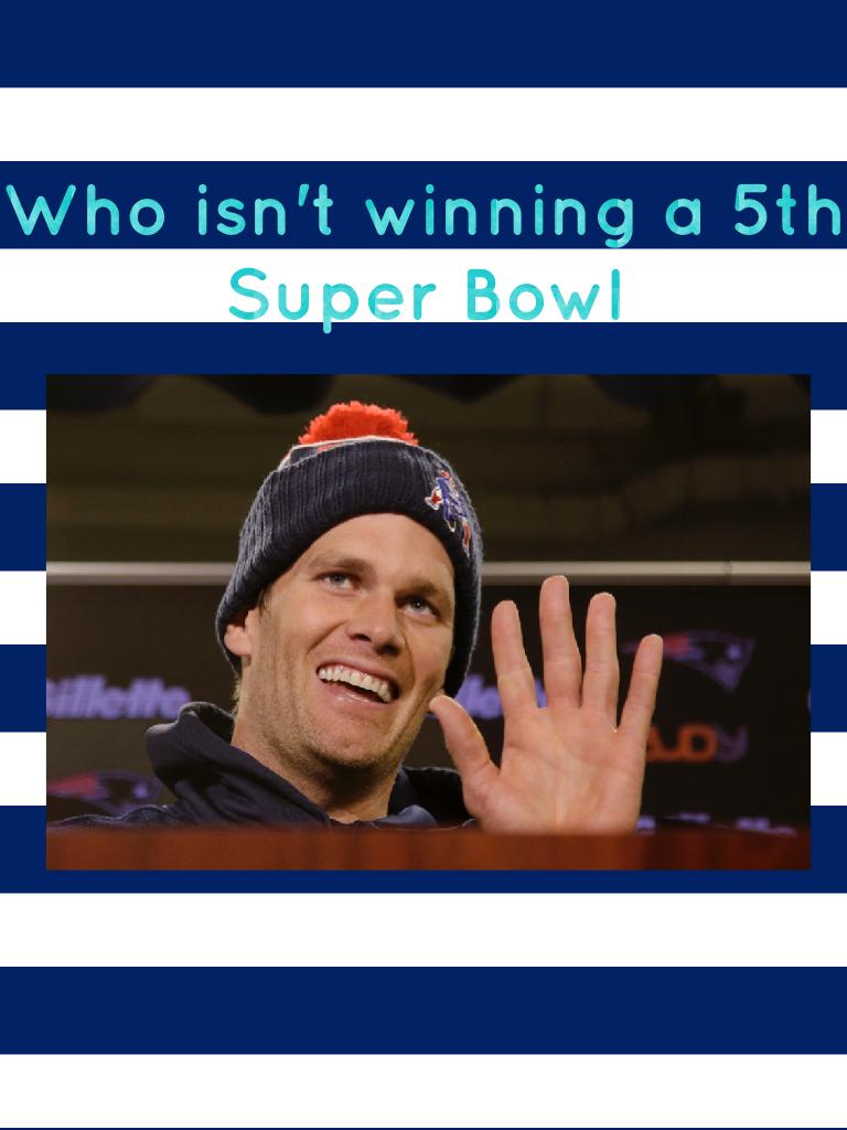 Who isn't winning a 5th Super Bowl 