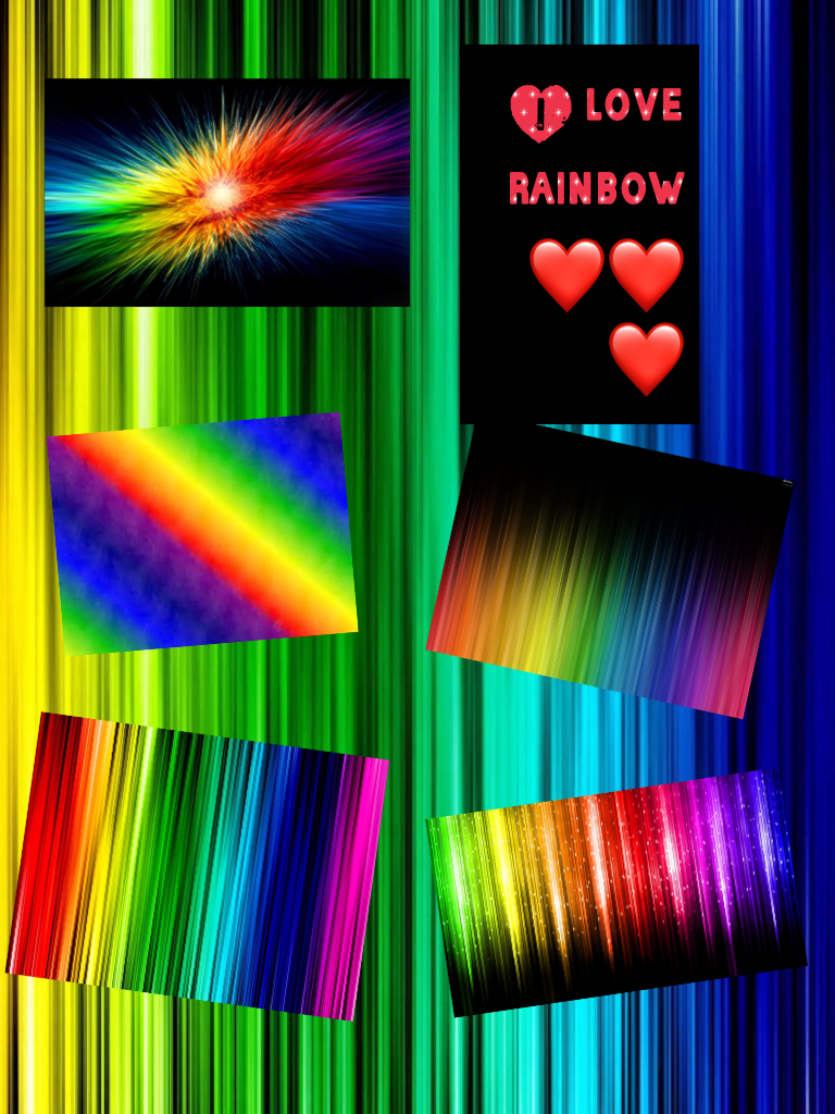 I love rainbow ❤️❤️❤️