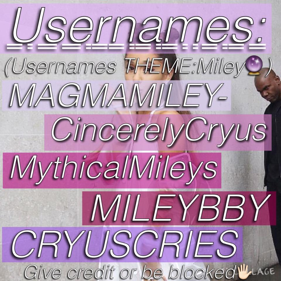 I lov these usernames🔮💞🌸💕comment below on what u want more of and co-owners I think it was a glitch so plz try the password again and play around with it LOV ALL U GUYS😍😍😍😍😍
