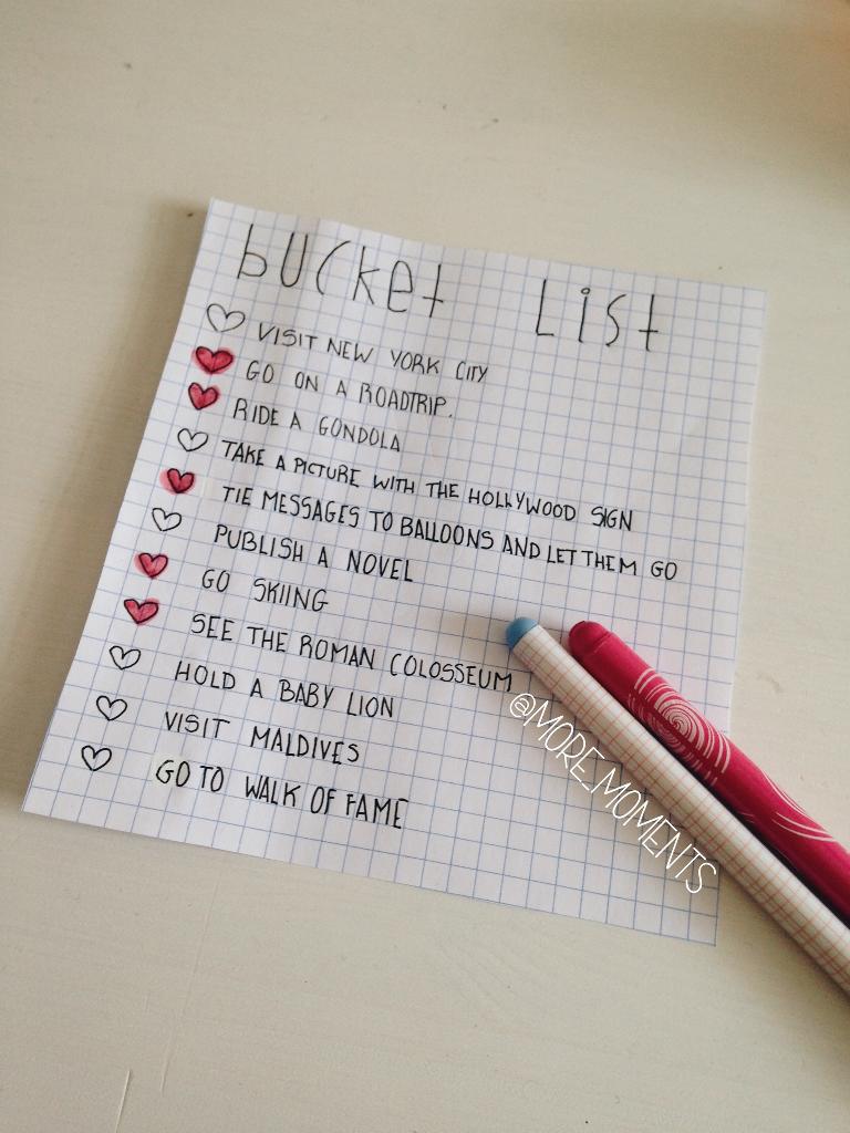 Bucket list! Tell me what thing from these list would you like to do. I swear I hate my capital handwriting, though I actually like my normal one—. 🕌✨