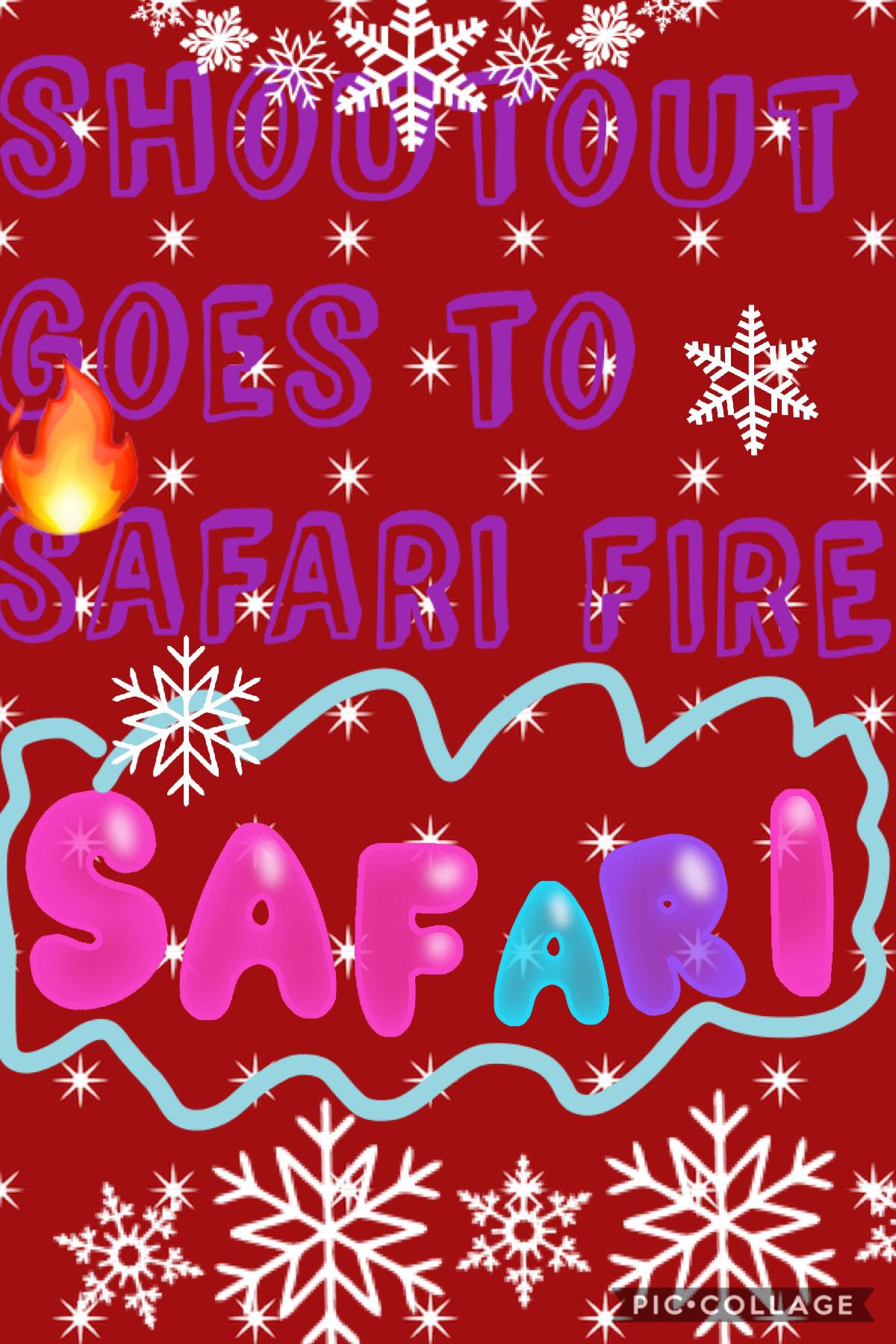 Hey guys Christmas 🎄 is in 5 days !!!! What should I get my sis she is a really complicated person to shop for. Anyways Safari Fire 🔥 is my shoutout here’s a deal if u comment on any collage u get a shoutout.Plus comment what I should get my sister