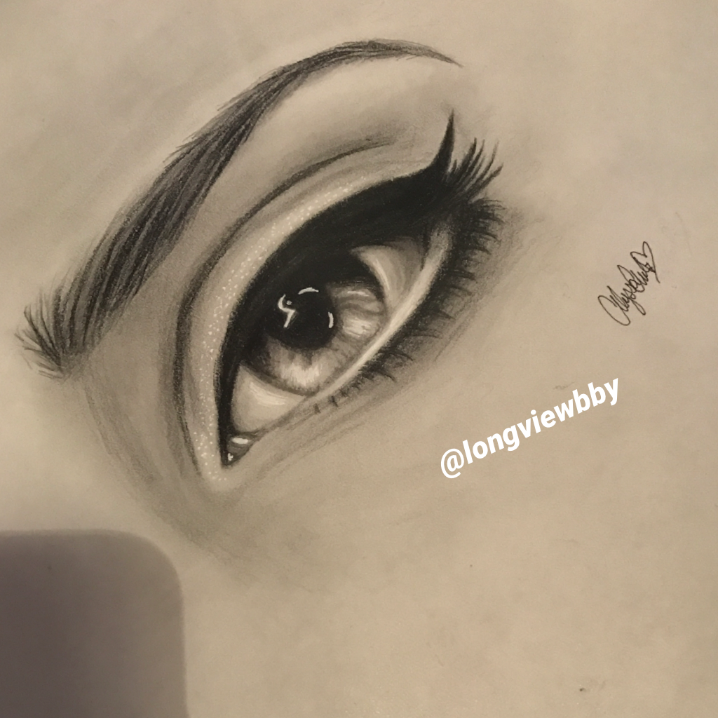 Happy late Valentine's Day // I drew Lana's eye