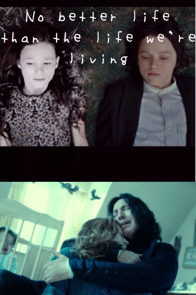 Snape and Lily😪
