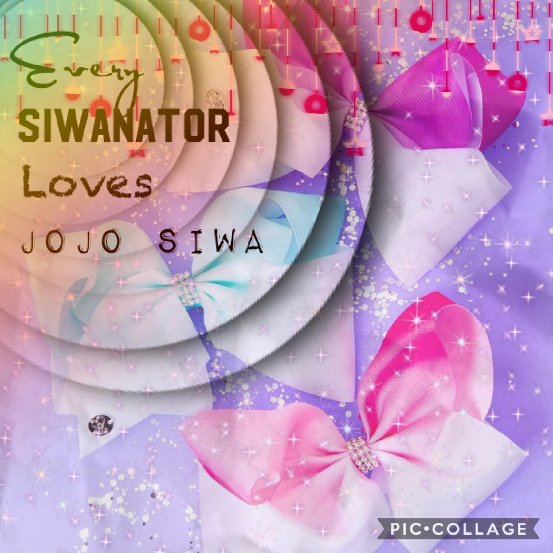Tap💜

I really hope this one gets featured 
QOTD: Do you have any JoJo Siwa Bows if so how many do you have
AOTD: I have 8 JoJo Siwa Bows