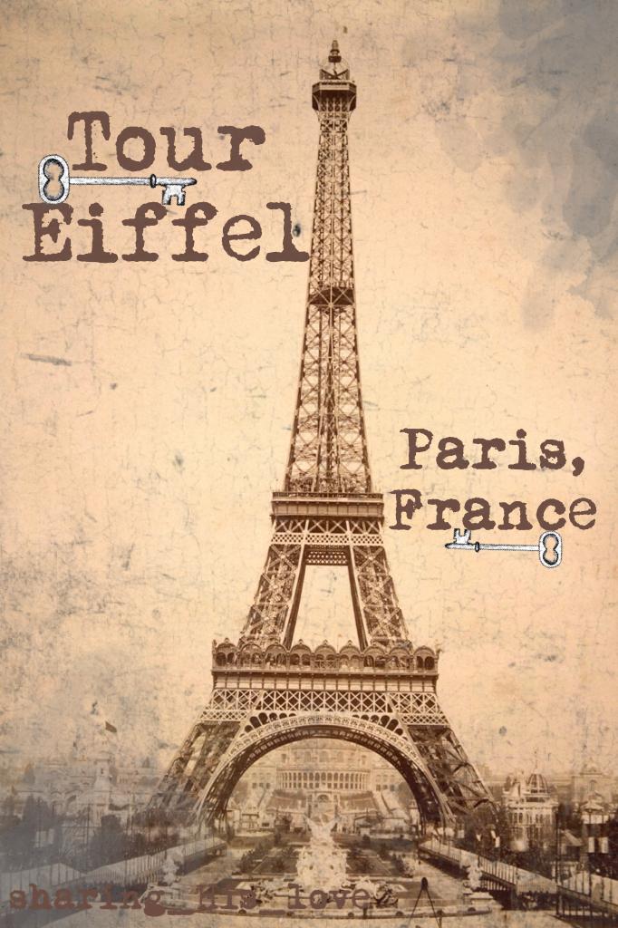 🗼click🗼
3RD PARIS THEMED COLLAGE
Tour Eiffel, the Eiffel Tower. Paris, France. 