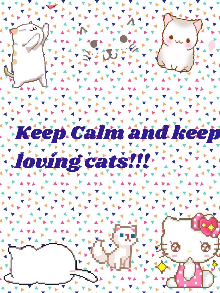 Keep Calm and keep loving cats!!!
