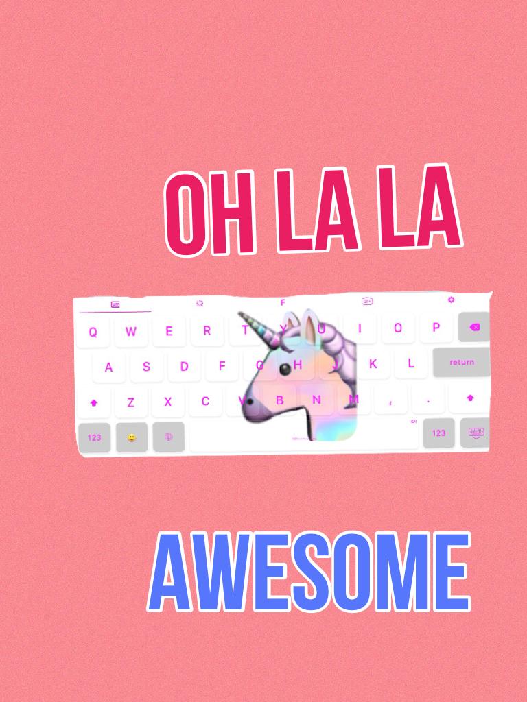 Unicorn keyboard