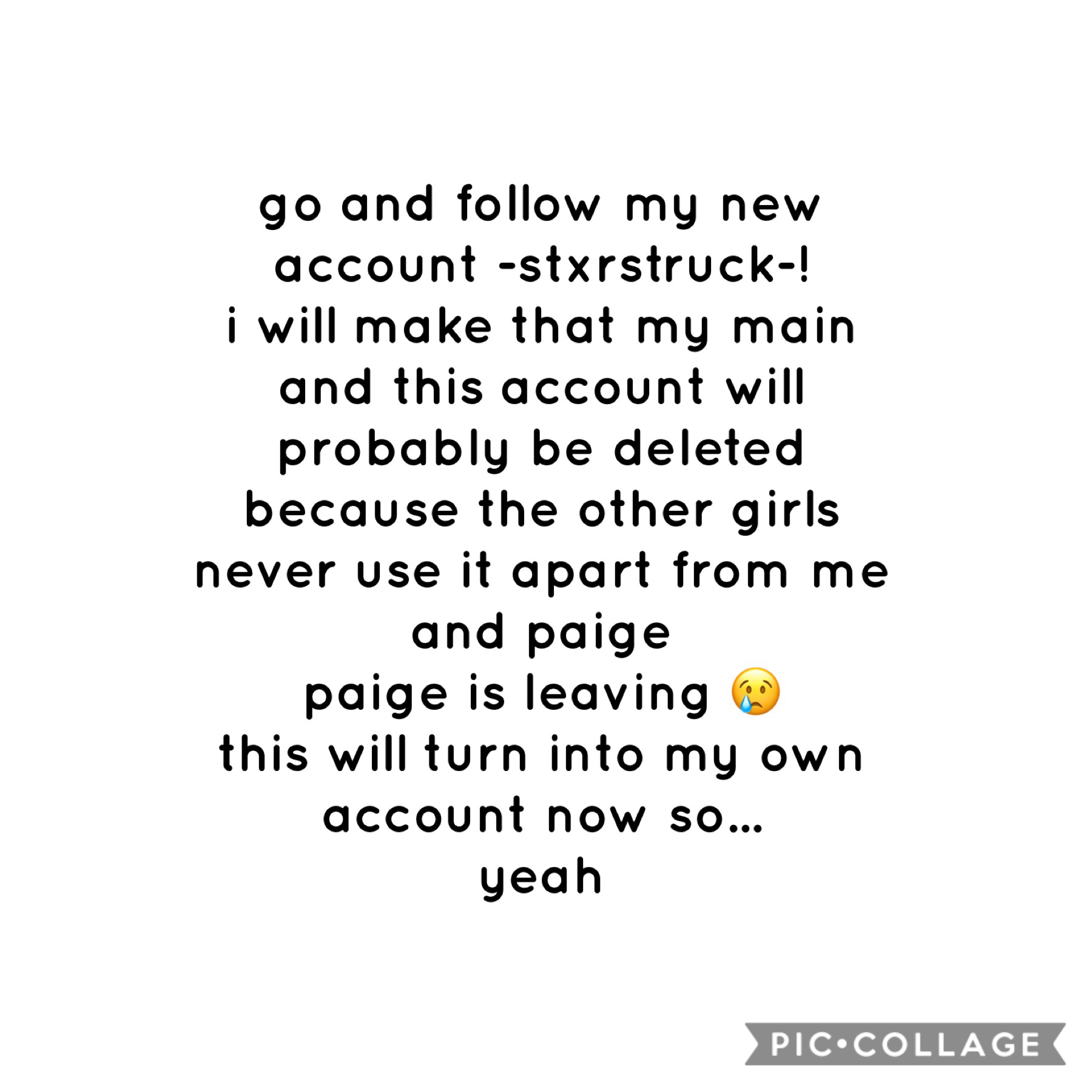 -chaeyoung/cierra xox
p.s. i’m so sad paige is quitting she will post sometimes (i hope)