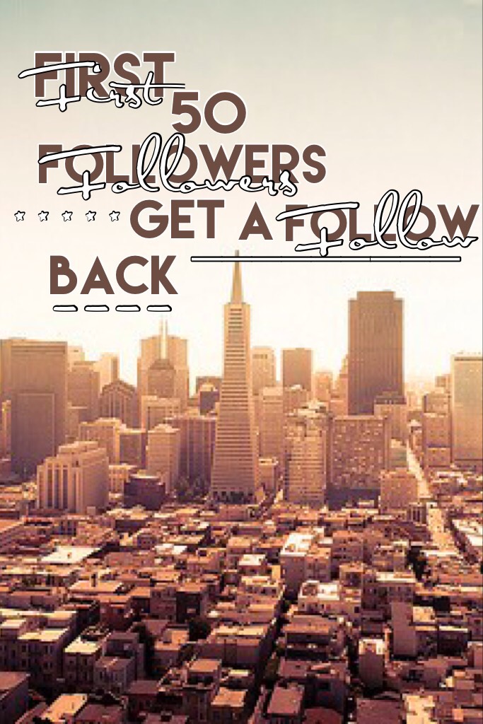 Hurry up and follow my beautiful's! 