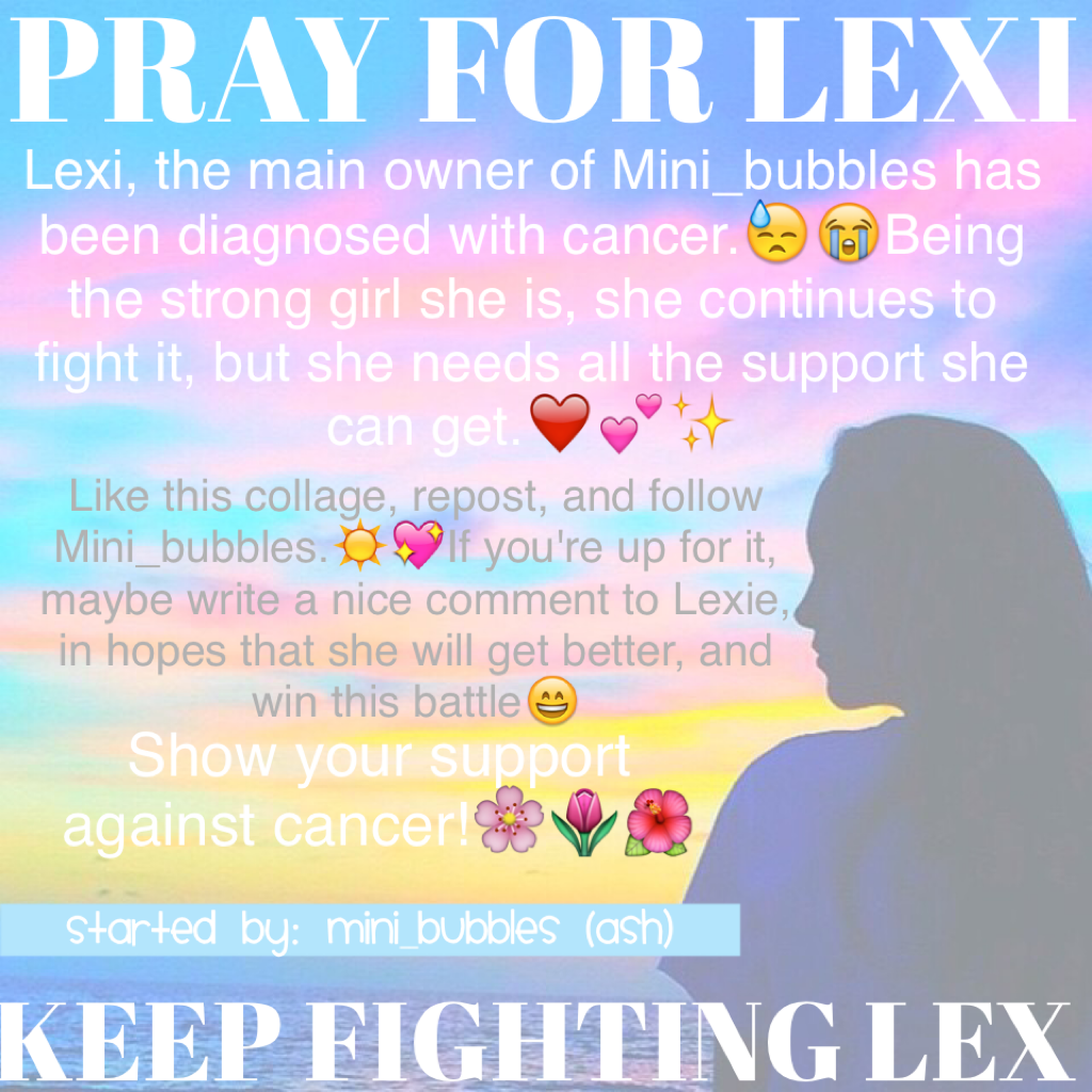 Keep staying strong Lexi! ❤️✨