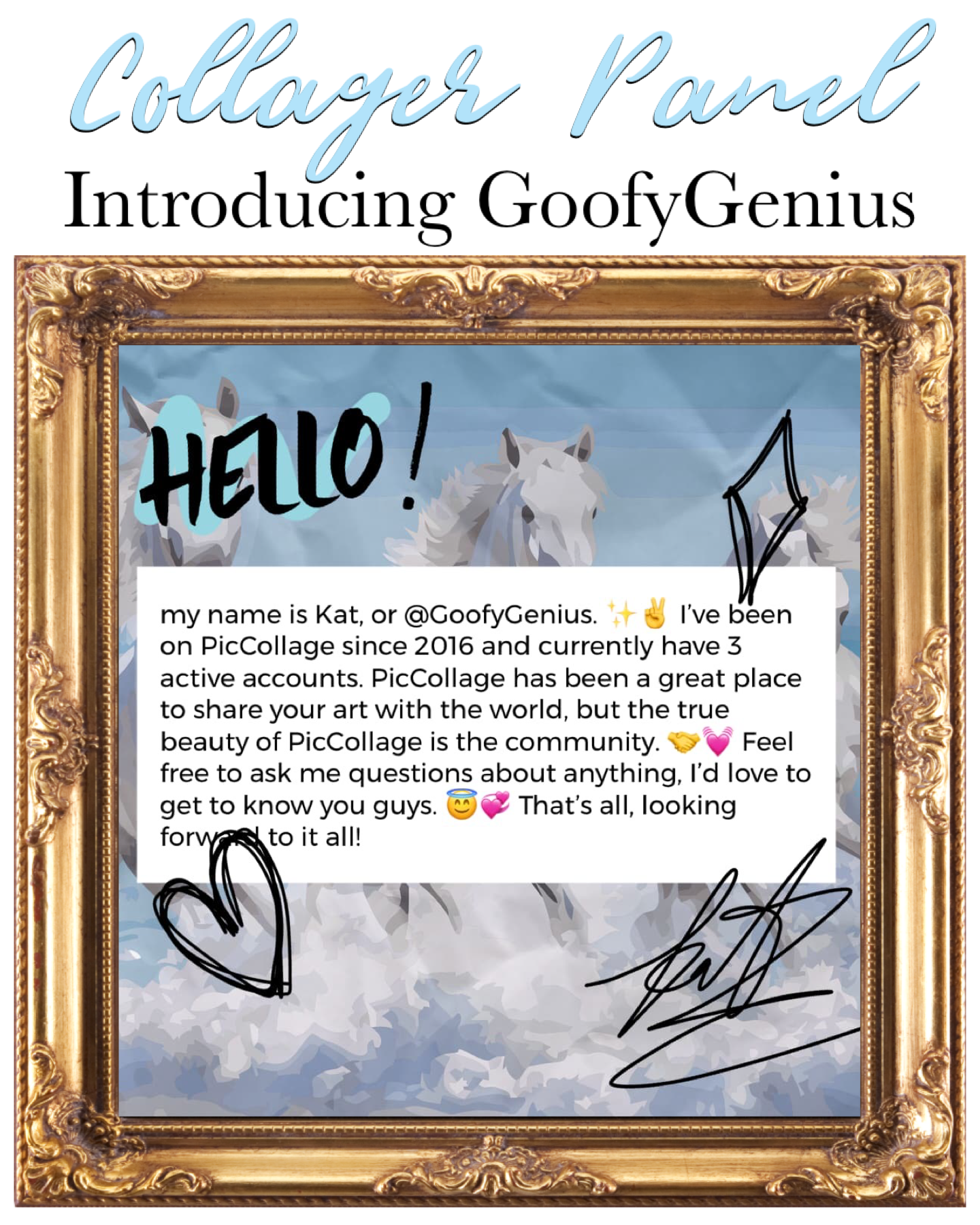 Introducing GoofyGenius! Welcome to the Panel!