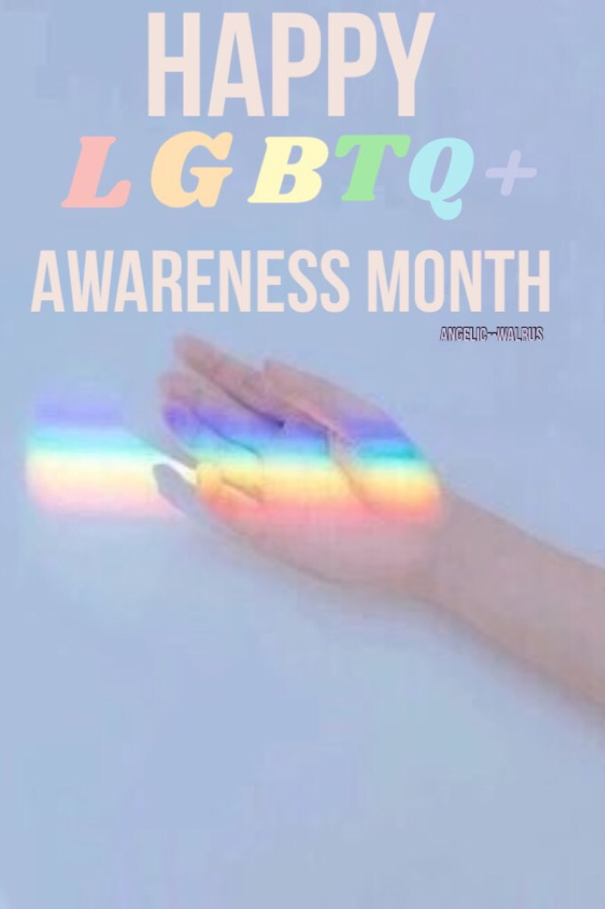 🎨TAP🎨
In honor of this Month, I will do my best to make a collage each day about what the day means!! Today is gay pride day, so this will be my collage for today!! I will post the official calendar in a minute. To all of the LGBTQ+ people on here, YOU. A