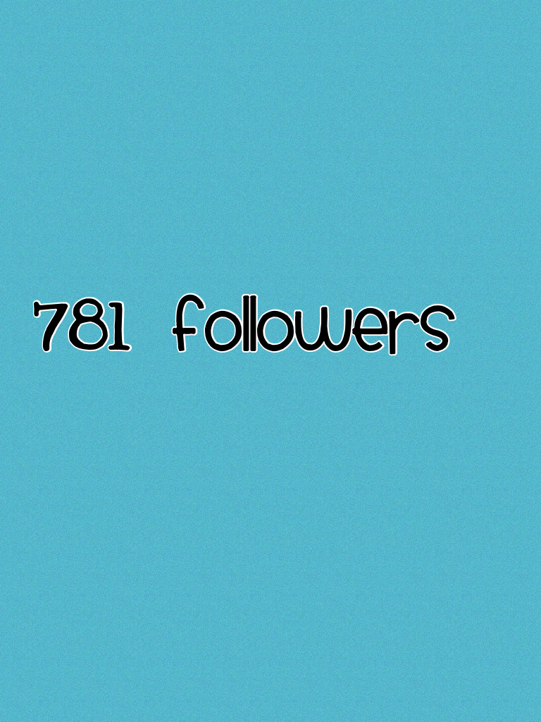 781 followers 