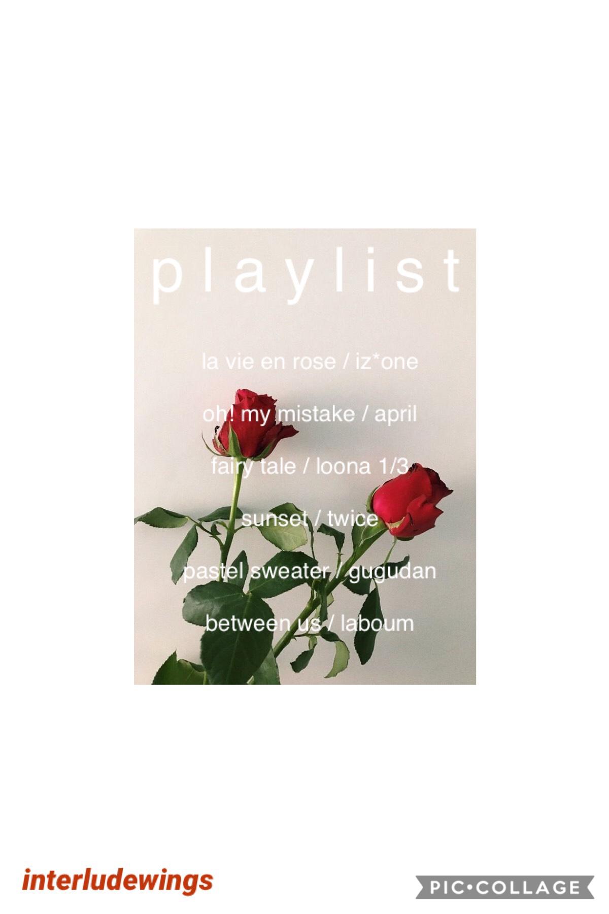 🌹 open 🌹
should i posts playlists here or on my second account?