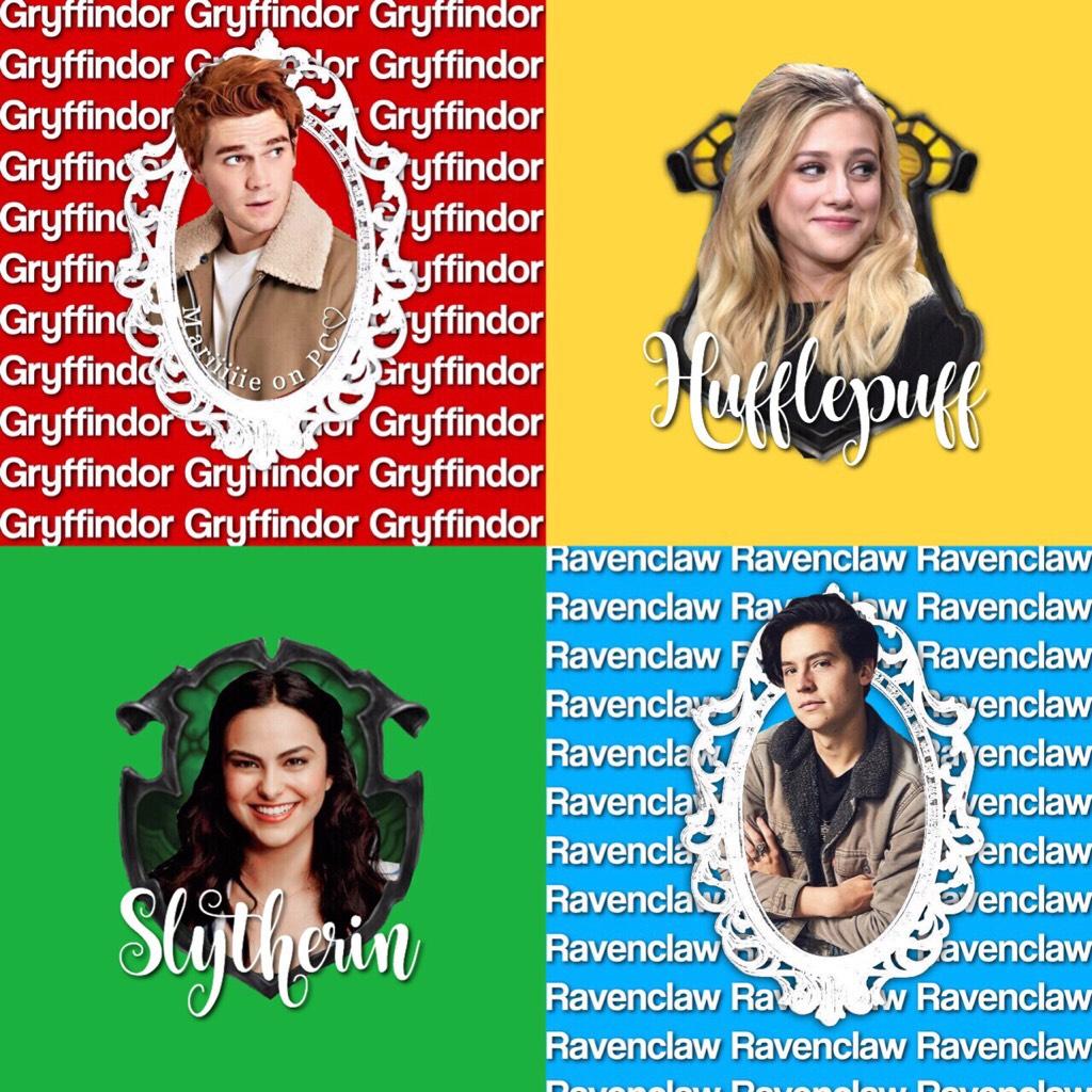❤️💚- T A P -💛💙

A mix of Riverdale and Harry Potter! Hope you like it!💗 I was inspired by @httpfxngirl style of edit! (go follow her, she deserves it!😊)

QOTD - Hogwarts house?

AOTD - Ravenclaw🦅

🌹