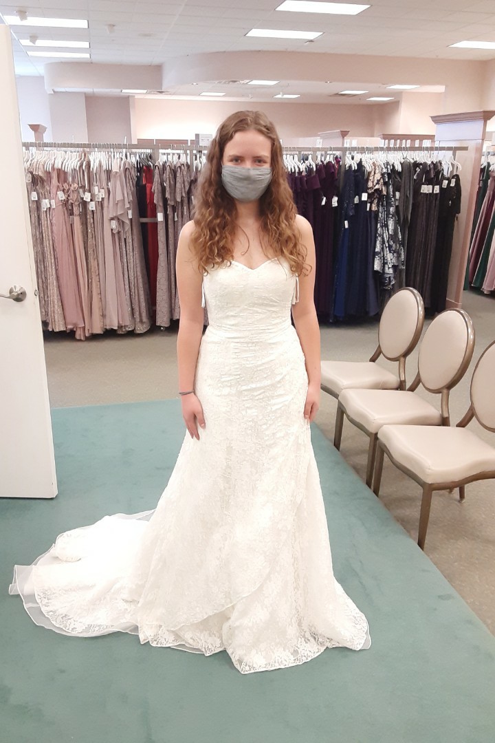 look what I bought today! ahh it's getting so real you guys, my fiance doesn't want to see my dress before our wedding day and it's kind of killing me because I'm so excited to show him haha
