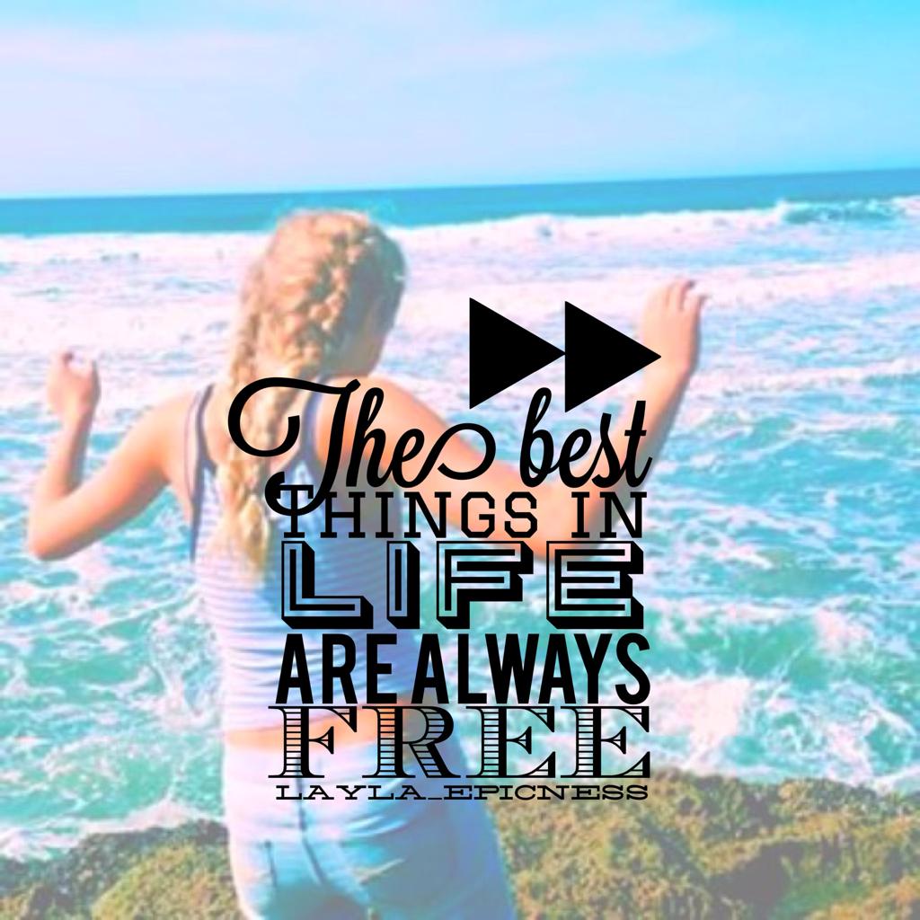The best things in life are always free👌🏻👌🏻