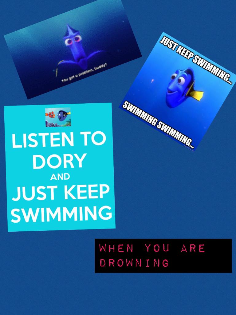 When you are drowning 