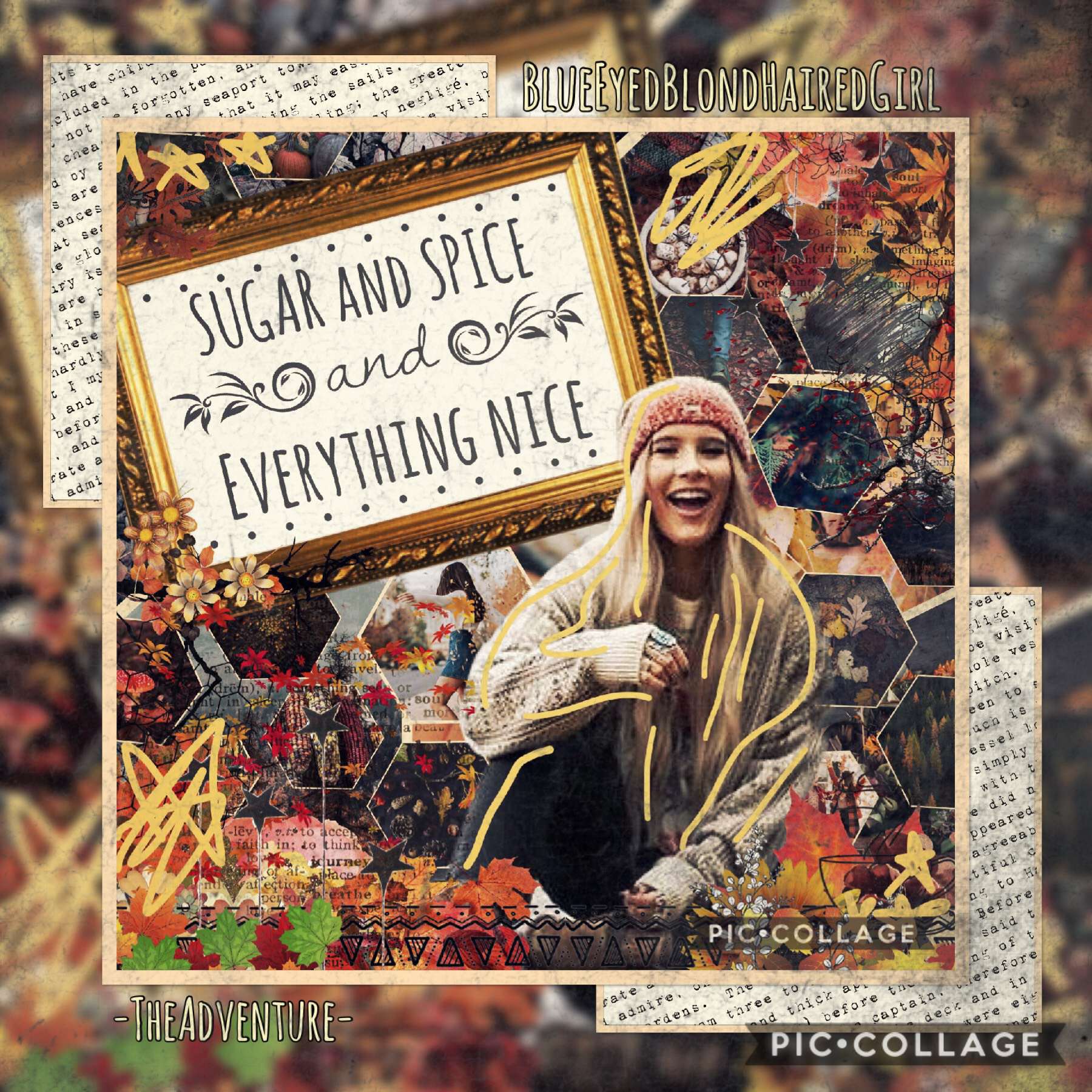 Collab with the AMAZING...TAP
BlueEyedBlondHairedGirl!! Go follow her NOW!😂😆😆😱 We did a fall theme!
QOTD: hot cocoa or chocolate milk?
AOTD: hot cocoa!!☕️
