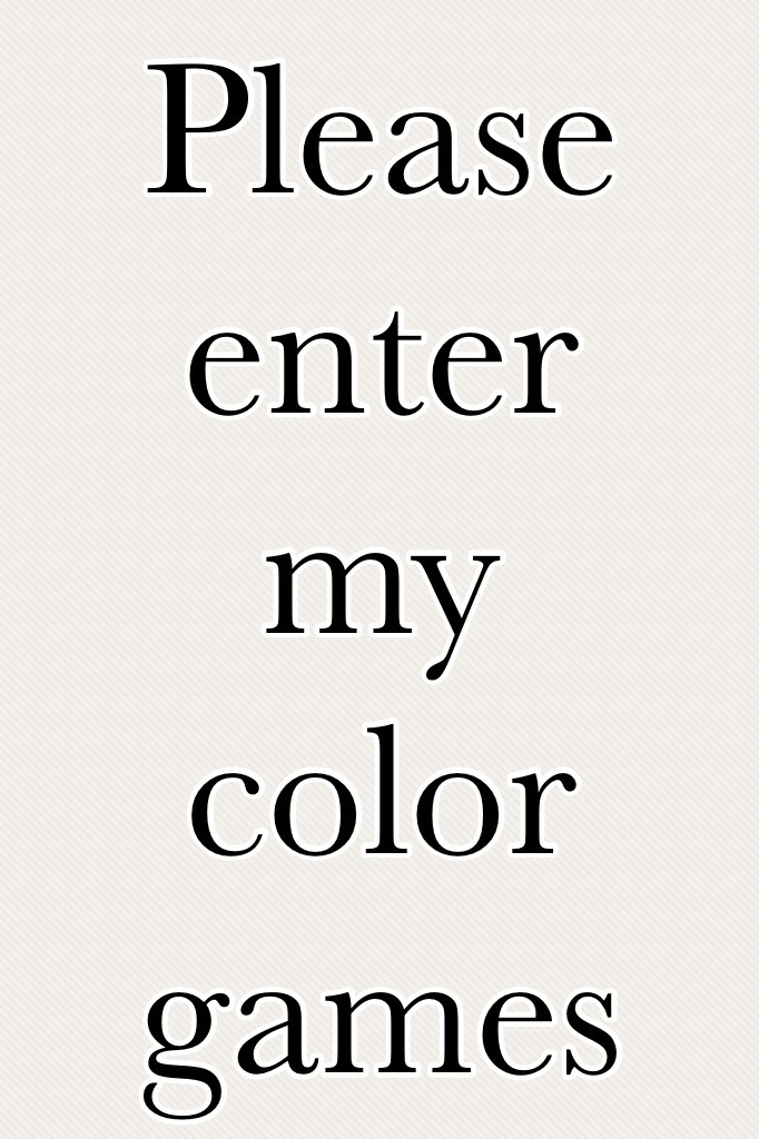 Please enter my color games