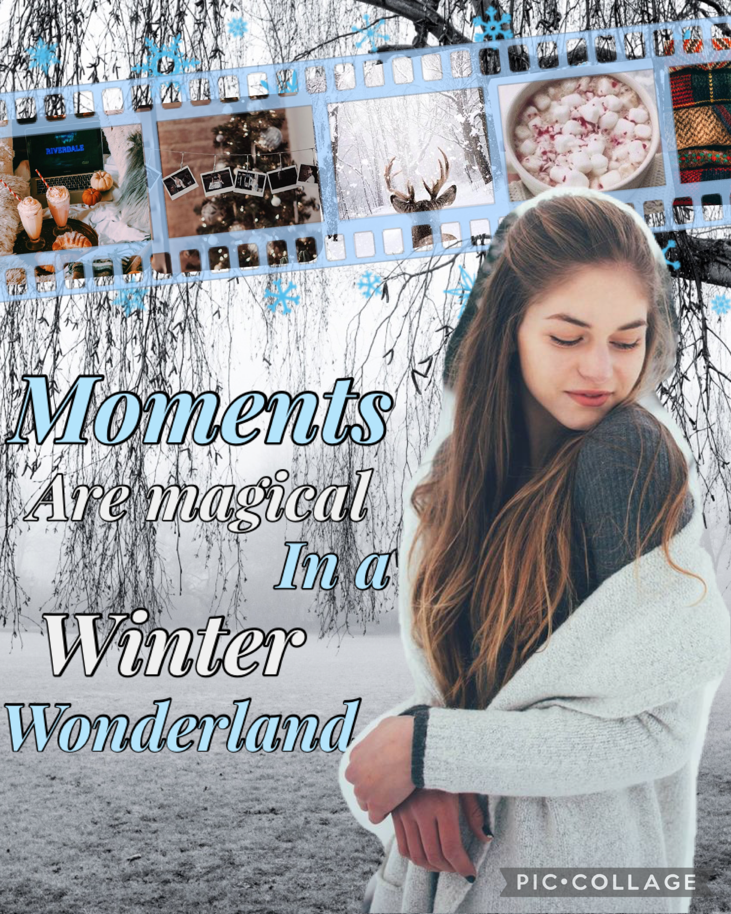 Winter aesthetic collage 7.4.21
