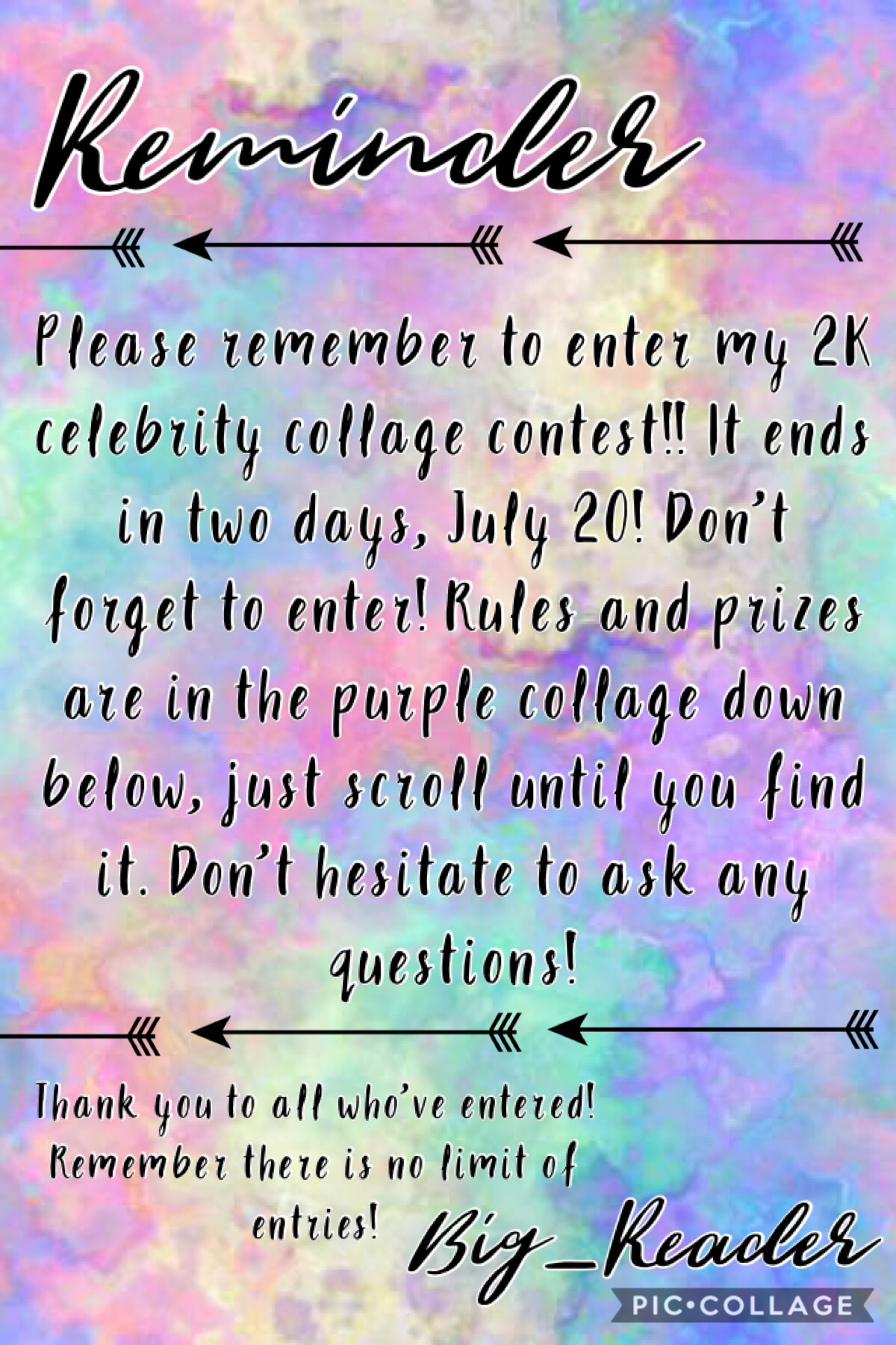 My 2K contest ends in 2 days so please make sure you entered!! There’s no limits of entries!! Scroll down to find the remix sheet with the rules and prizes!!😉💕