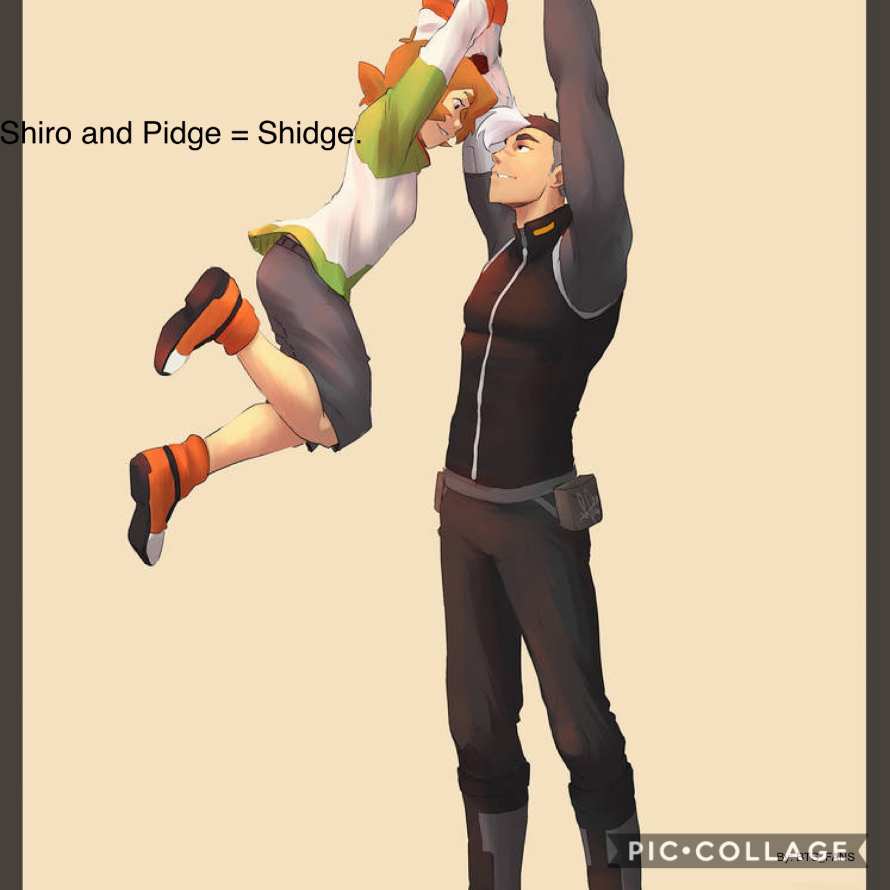 Shiro and Pidge = Shidge. (I just love these ships!)