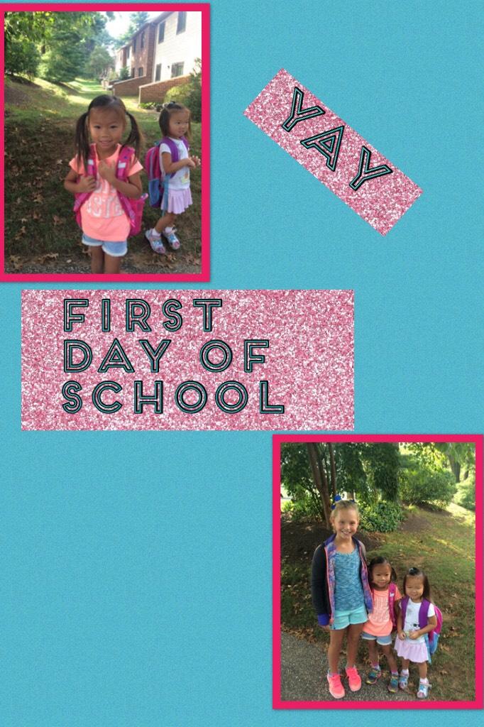 First day of school 