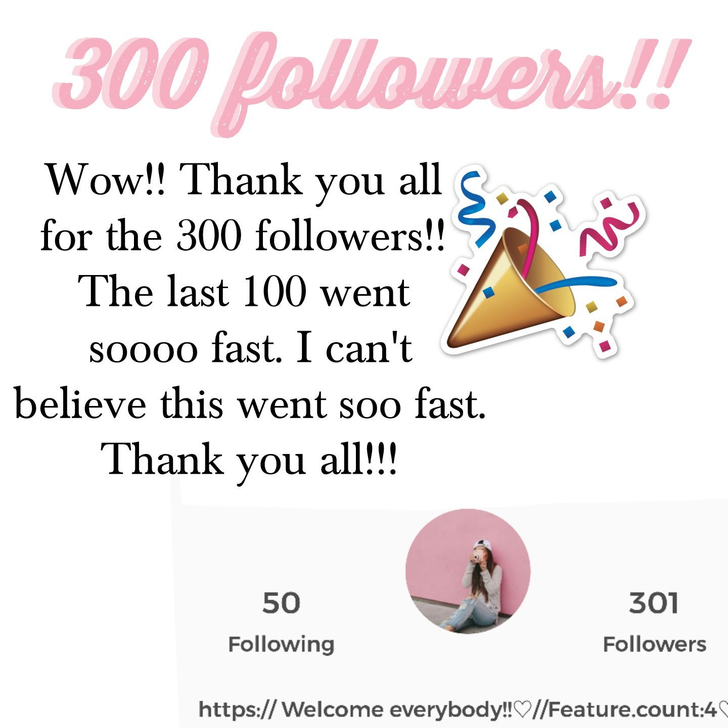 I just want to thank you all!!! ❤❤