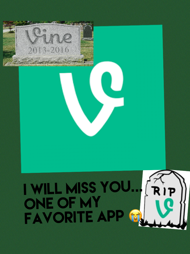 Tap 
I know vine has been dead for awhile but I wanted to dedicate this post for vine. One of my favorite apps, I love it and I'm mad that twitter shut it down. You will be remembered 🤘🏽
