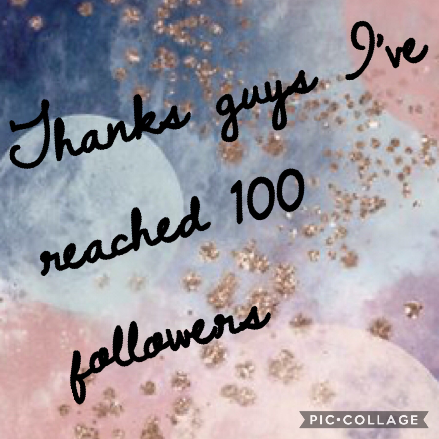 I’ve reached a 100 followers thanks guys 😺