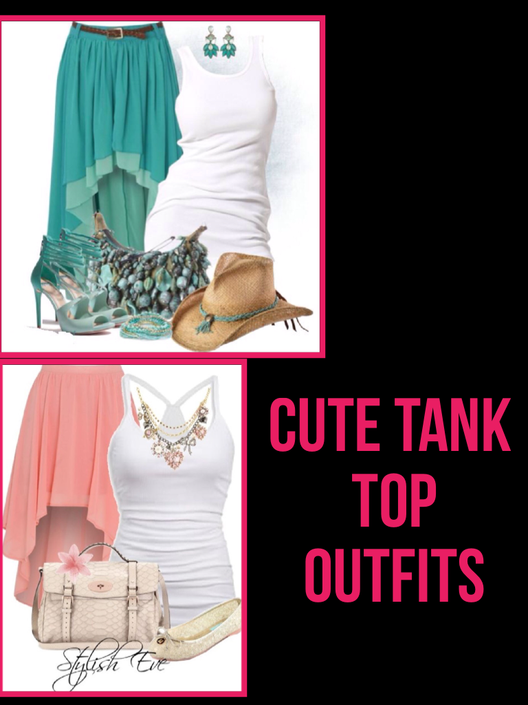 Cute tank top outfits