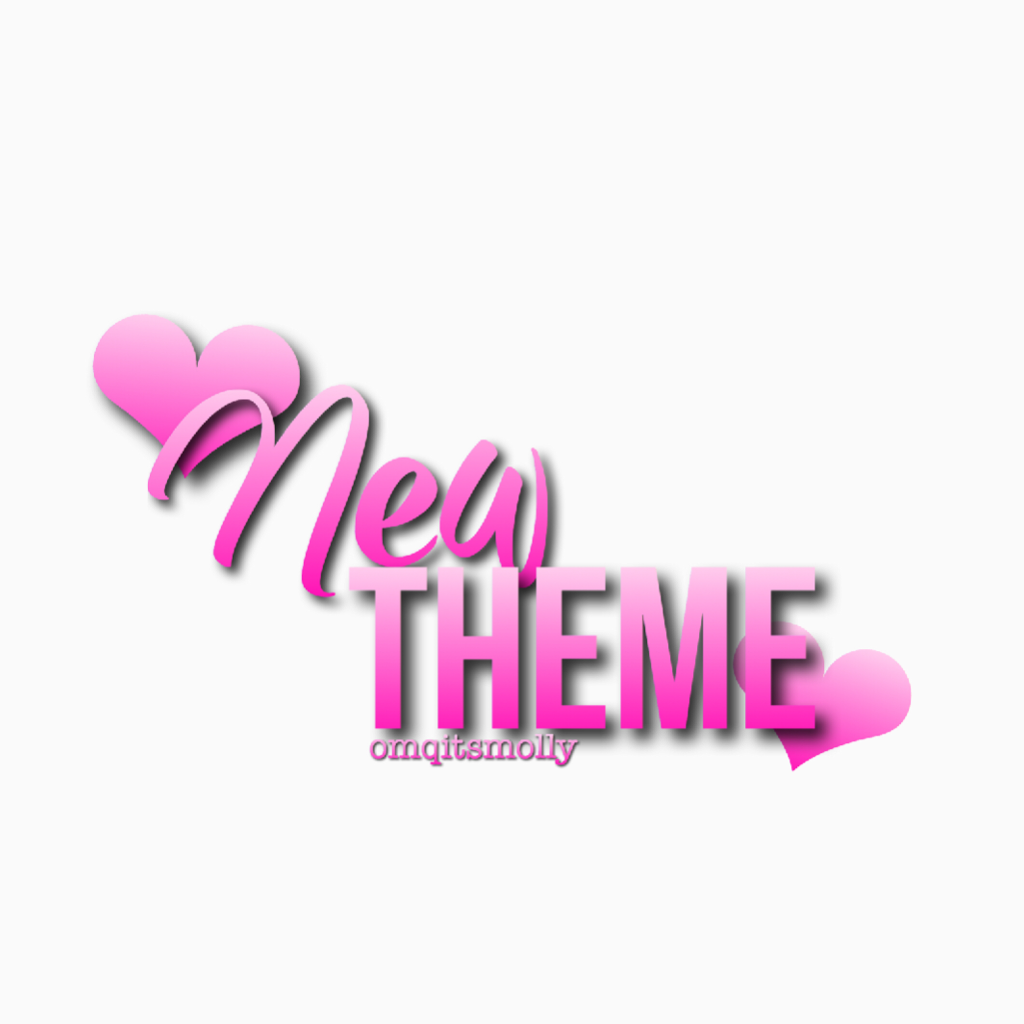 ✨Click here✨
New theme💗
Will be posting later😇