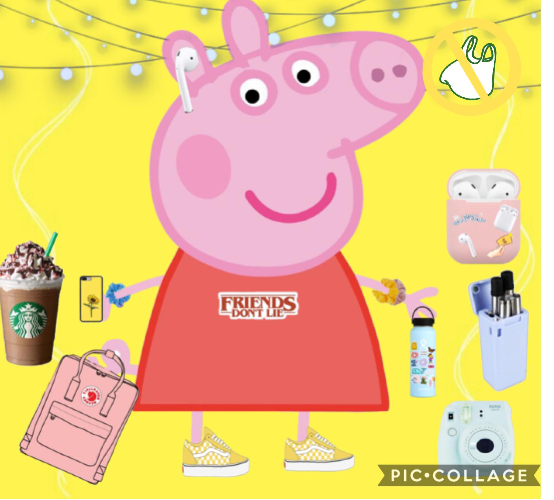 What has peppa done to herself