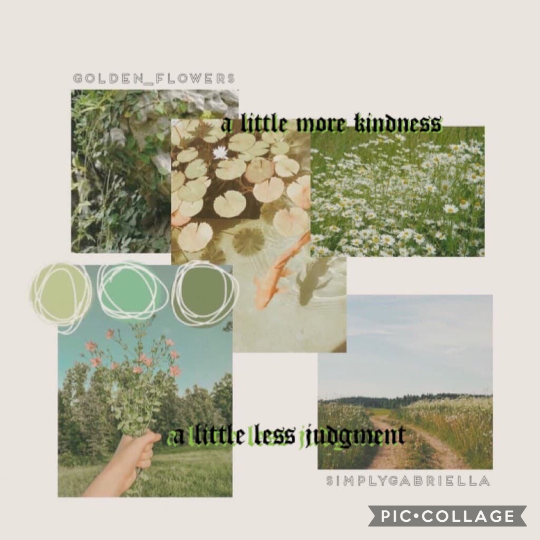 Collab with🥁🥁🥁🥁🥁
SimplyGabriella! She is sooo talented, you should go check out her page🌿💛

I was thinking that whenever I edit the bg of a collage, I could post what I did to edit it in remixes(I use vsco btw)