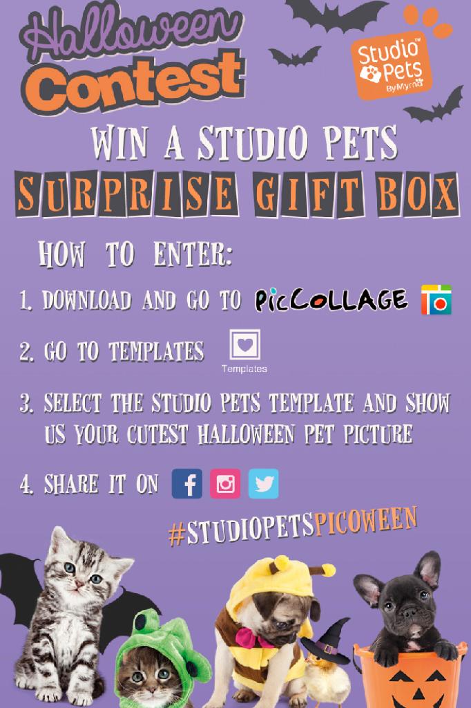 PicCollage & Studio Pets Contest!
Win a prize!!