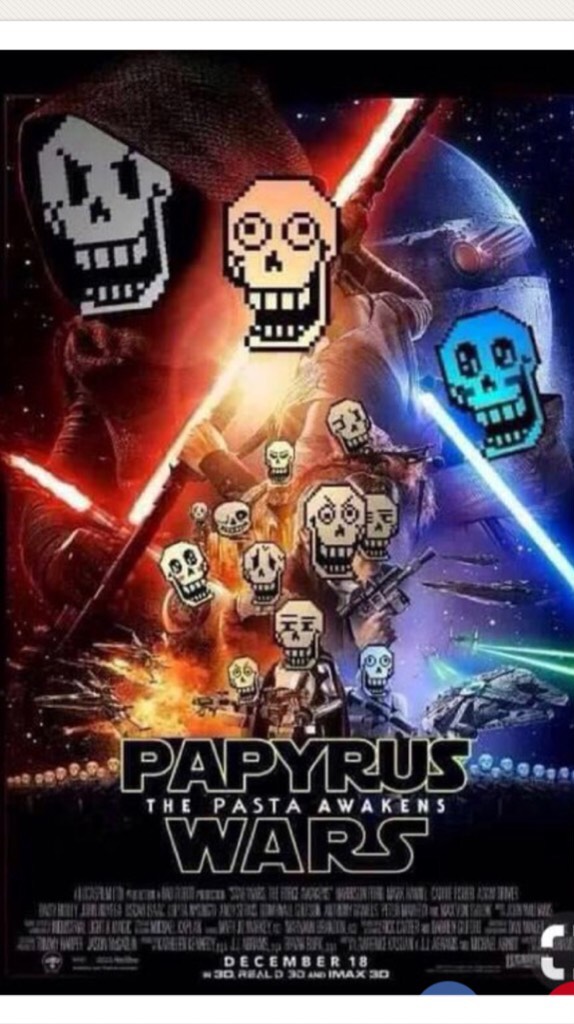 Papyrus Wars 
Le réveil des pâtes 