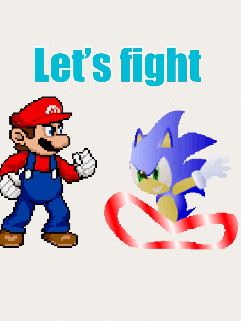 Let’s fight