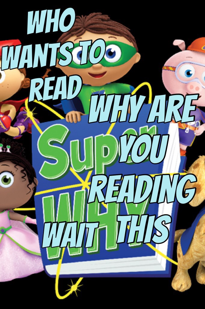 Why are you reading this 