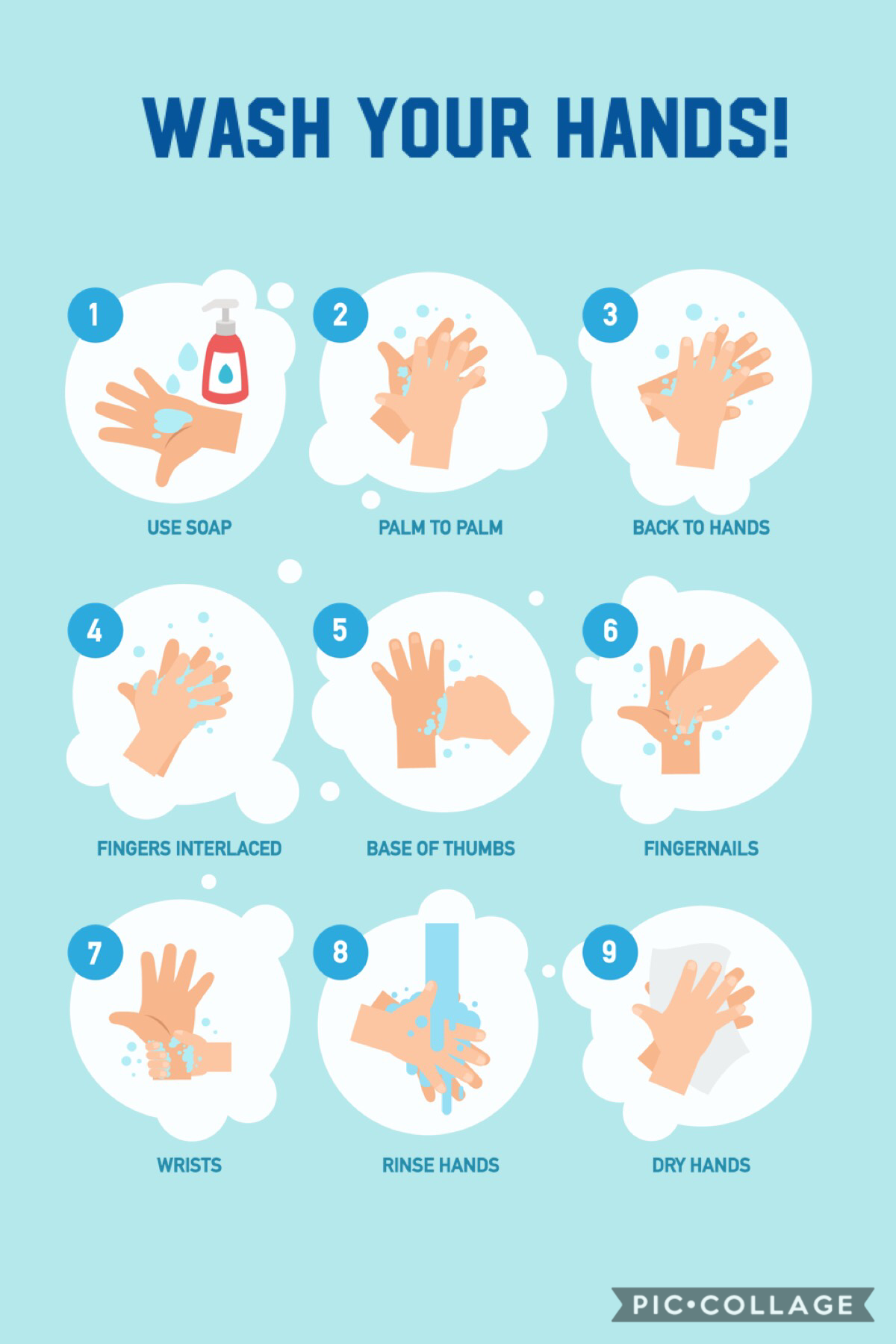 It is important that you wash 🧼 your hands 