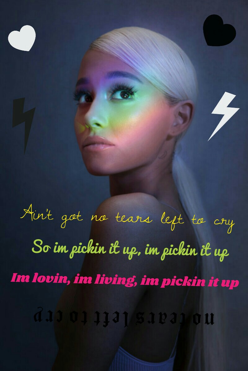 (TAP)
"no tears left to cry" Like If You Like That Song💖 Ft Arianna Grande👑🌼💜