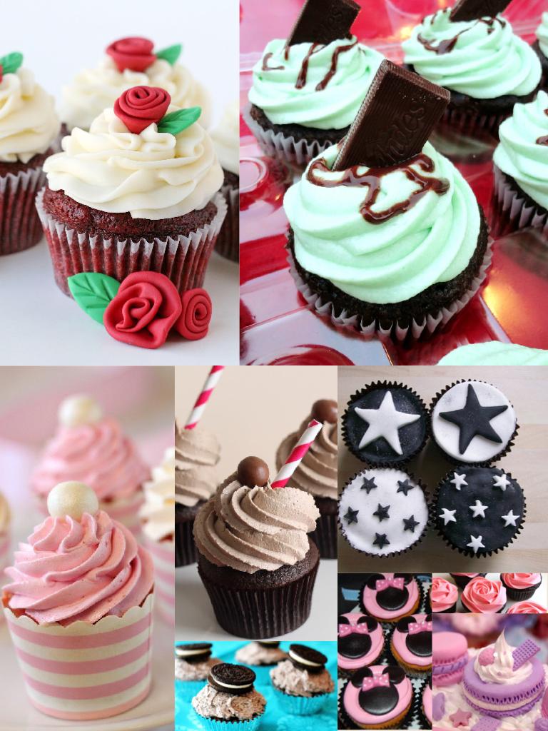 Cupcakes!!!!
Looks yummy😋😋
Wanna eat them¿🙂😂😂
Which one do you like the best? Tell me!