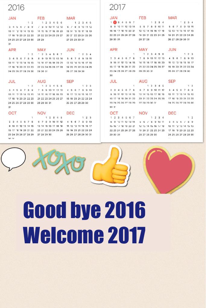 Good bye 2016 