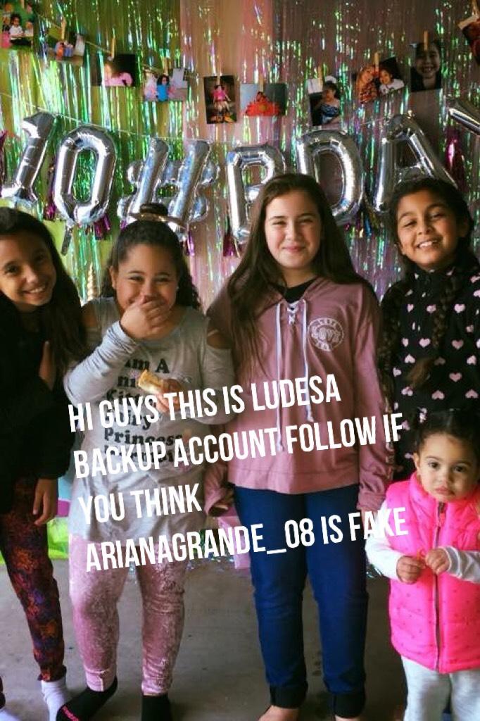 Follow if you think ArianaGrande_08 is a fake 