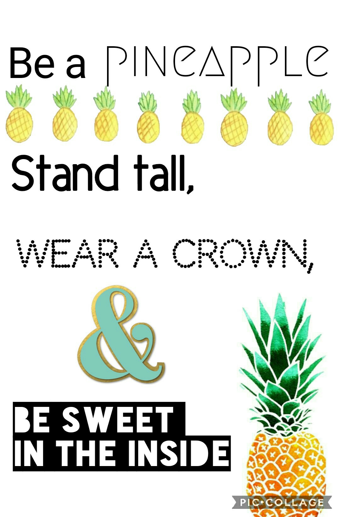 Be a pineapple🍍🍍