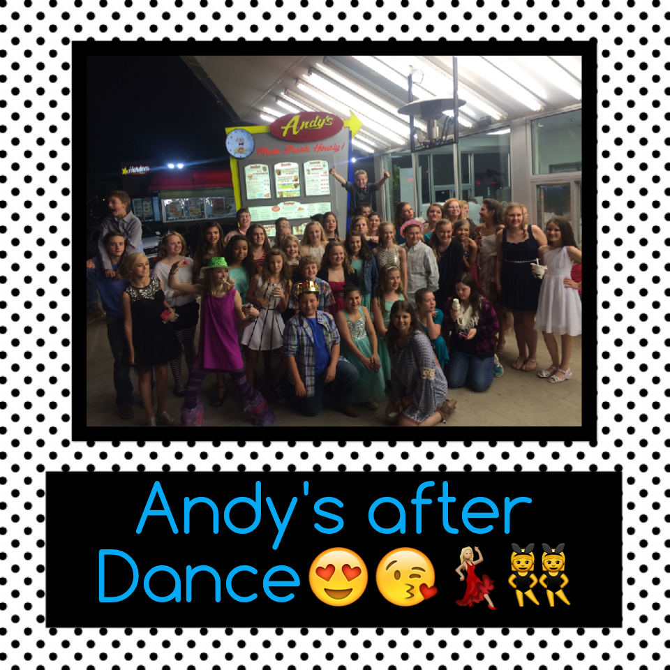 Andy's after Dance😍😘💃🏼👯